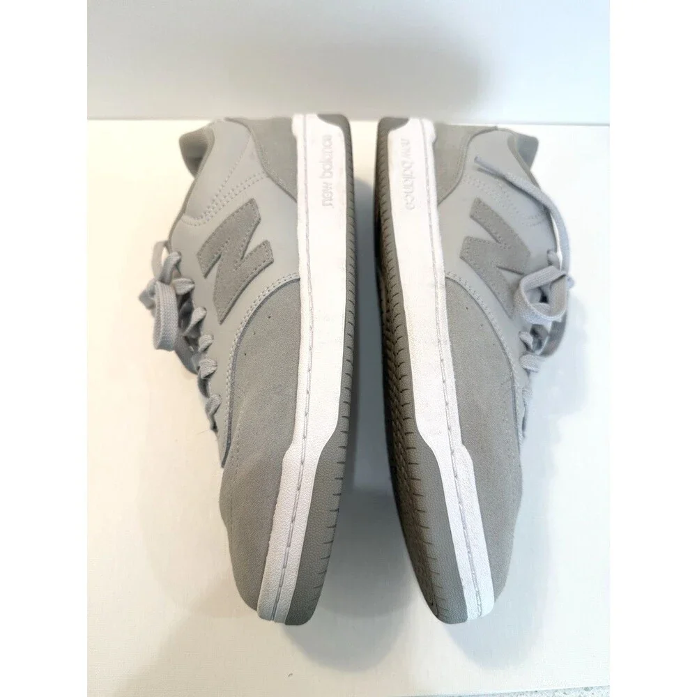 New Balance BB80GG1 Shoes Men's 12 Leather Low Top Sneakers Gray
